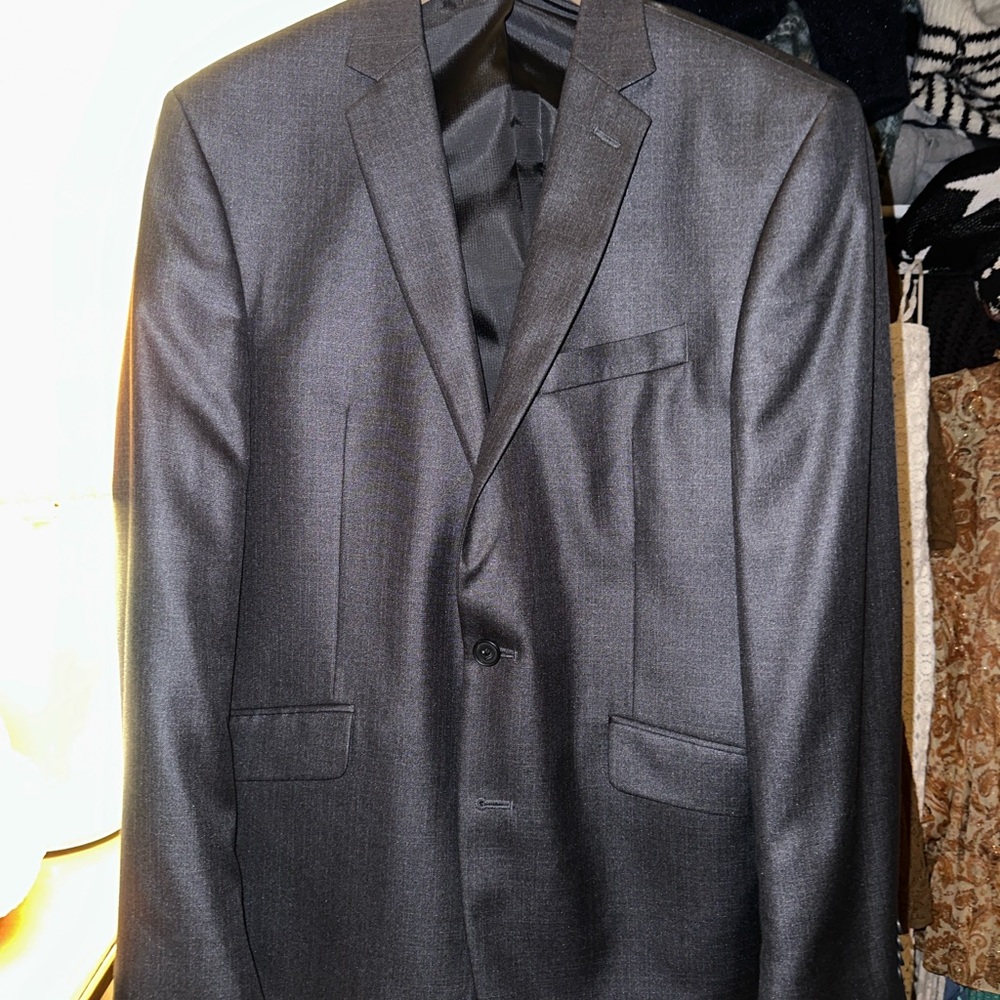 Kenneth Cole Reaction Charcoal Suit Jacket